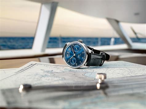 iwc blue dial|iwc watch blue dial.